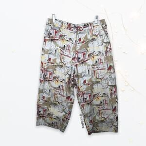 Vintage 90s Shaver Lake Casuals Multicolor Abstract Paint Splatter Pants